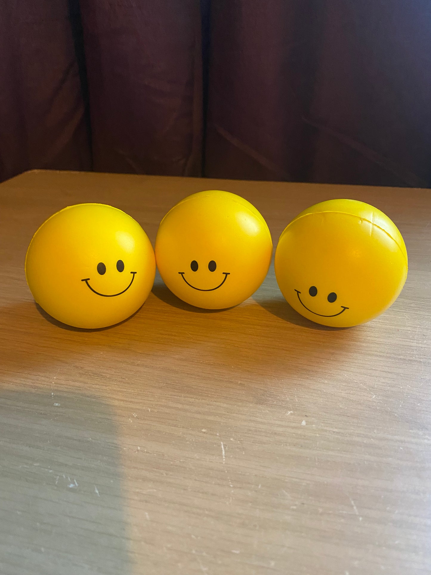 Smiley face stress ball