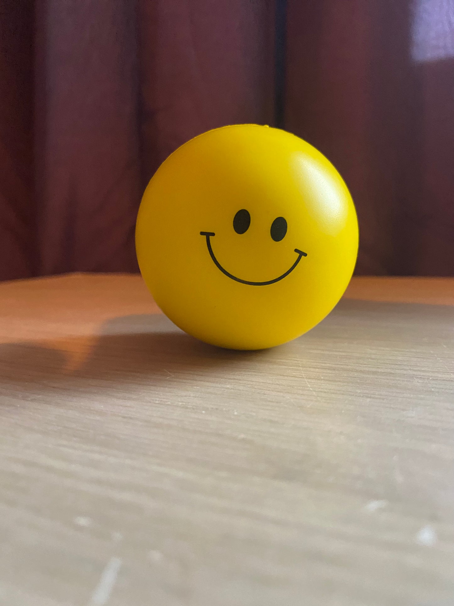 Smiley face stress ball