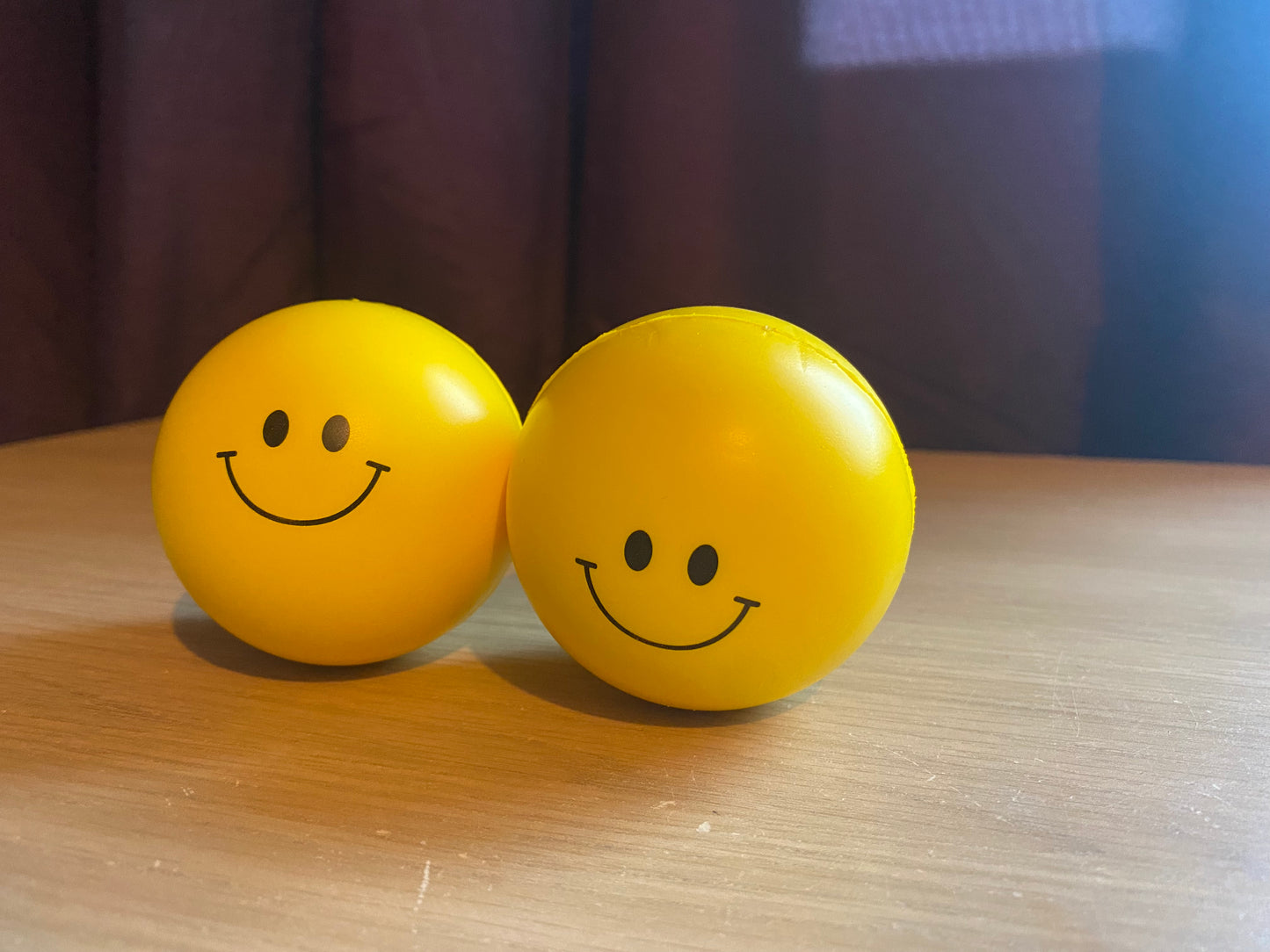 Smiley face stress ball