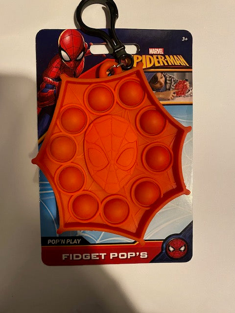 Marvel Assorted Fidget Pops Bag Clip