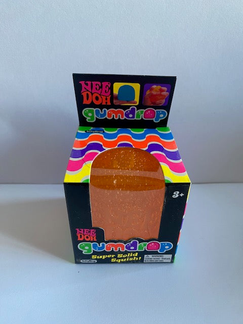 NeeDoh Gum Drop Multi Sensory Stress and Fidget Toy - 4 Assorted Colours