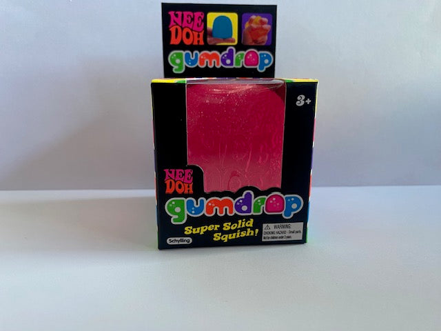 NeeDoh Gum Drop Multi Sensory Stress and Fidget Toy - 4 Assorted Colours